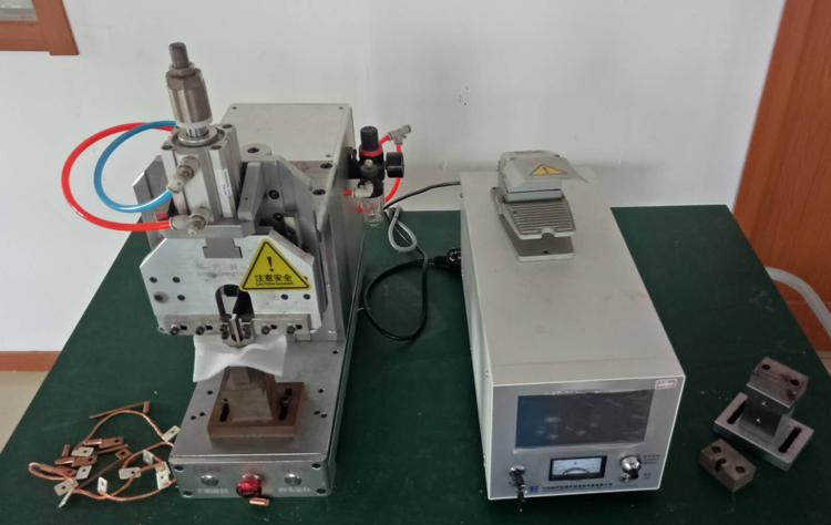 50平方銅編織線(xiàn)束銅排超聲波點(diǎn)焊接機
