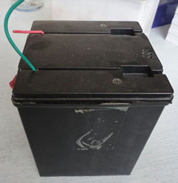 摩托車(chē)蓄電池焊接樣品