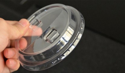 透明塑料奶茶半開(kāi)杯蓋特點(diǎn)及應用