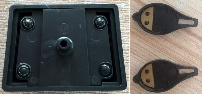 實(shí)心塑料柱熱鉚圖片