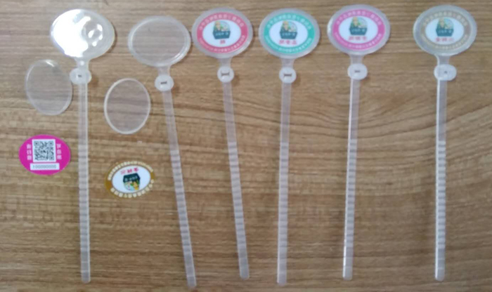 二維碼雞腳環(huán)裝配圖片