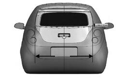 汽車(chē)后備箱蓋參數布置